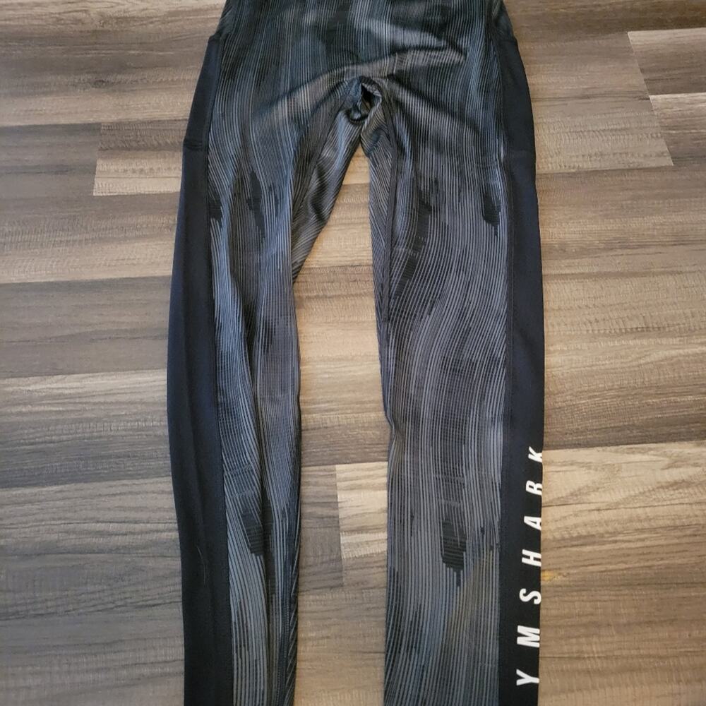 Gymshark black print Sport Leggings Size S NWOT